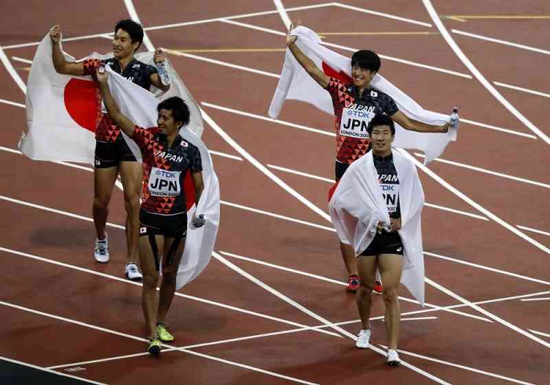 【世界陸上】日本銅!今大会初のメダル 男子400リレー