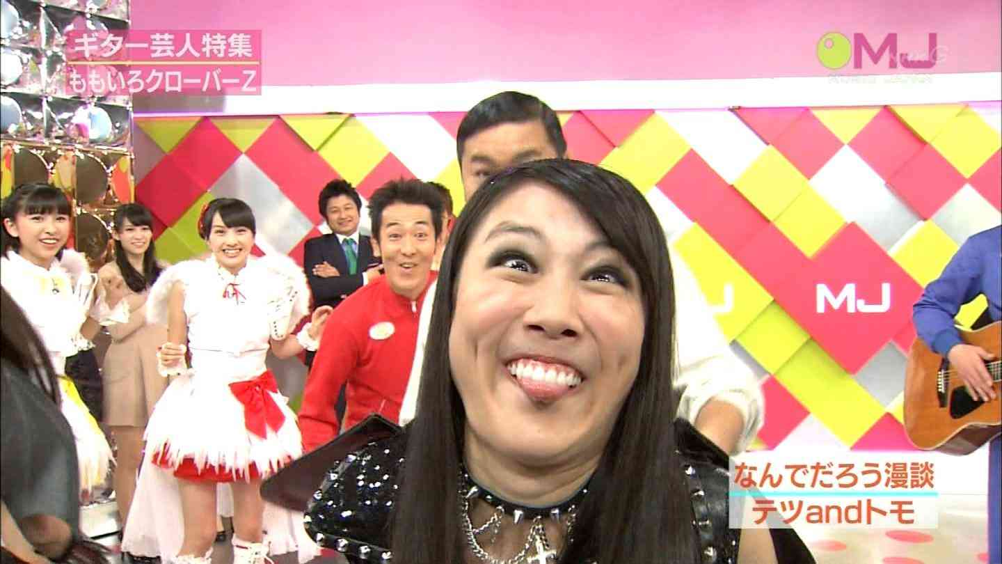 力士とえびぞりジャンプ!ももいろクローバーZがNHK福祉大相撲に登場