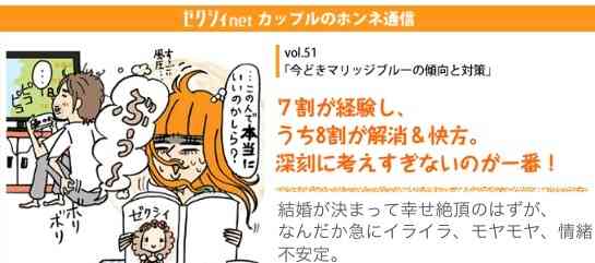 マリッジブルーってなりましたか?