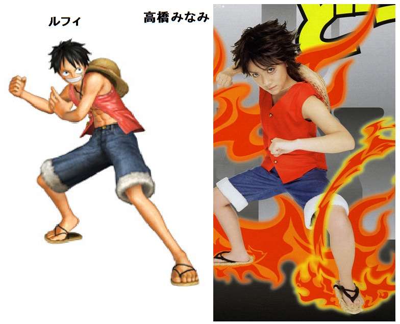 漫画のキャラ、実写化したらこの芸能人！
