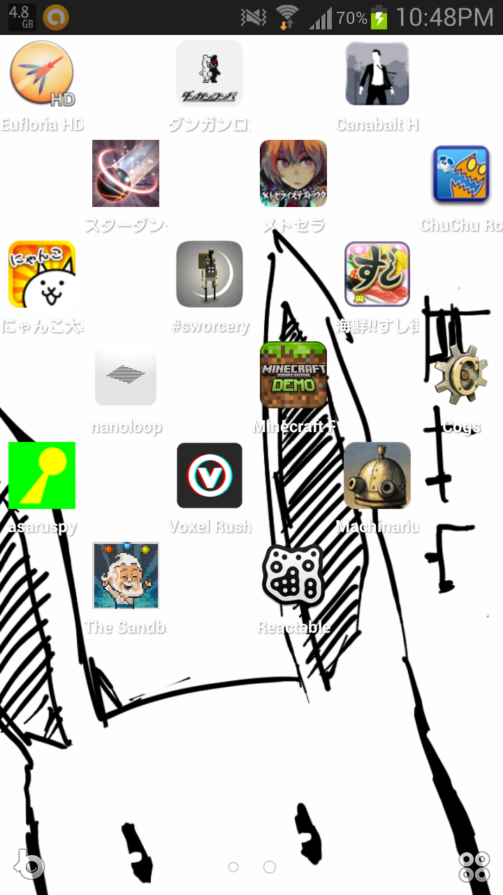 スマホのホーム画面を見せてください☆