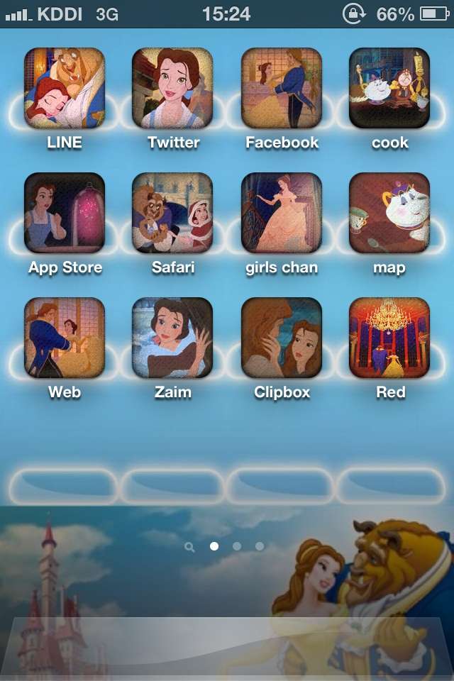 スマホのホーム画面を見せてください☆