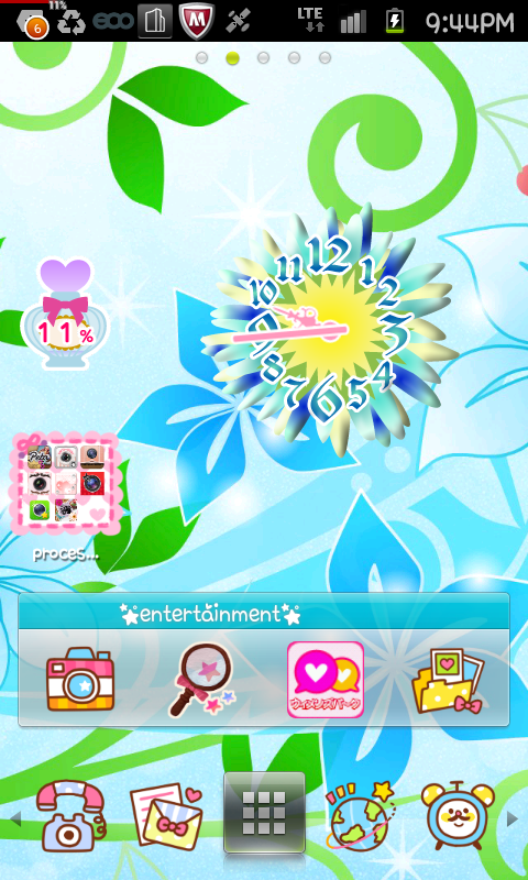 スマホのホーム画面を見せてください☆