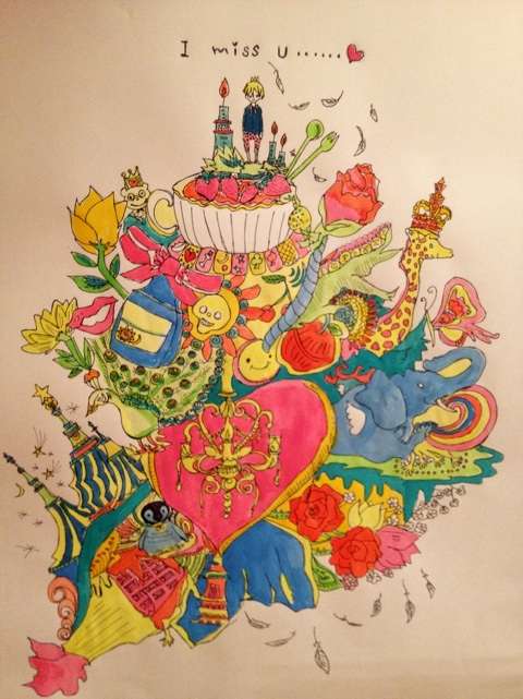 癒されるイラスト、絵の画像(*´ω`*)