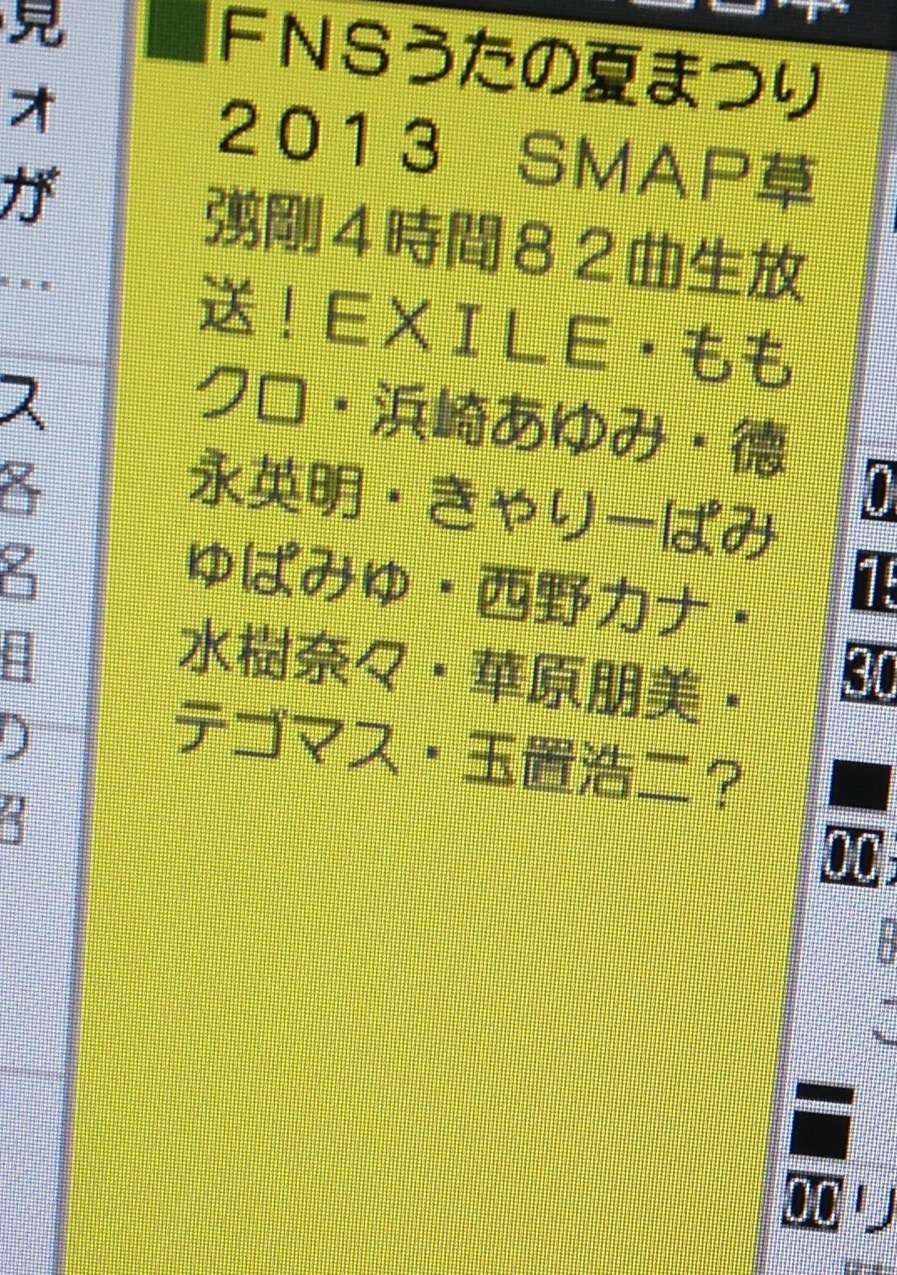 【実況＆感想】FNSうたの夏祭り