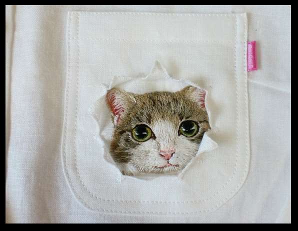 「猫の刺繍シャツ」の新作が可愛すぎる！！