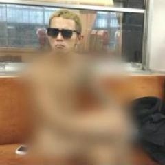電車で全裸、男女6人を書類送検