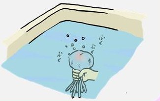お風呂の中でなにしてる？
