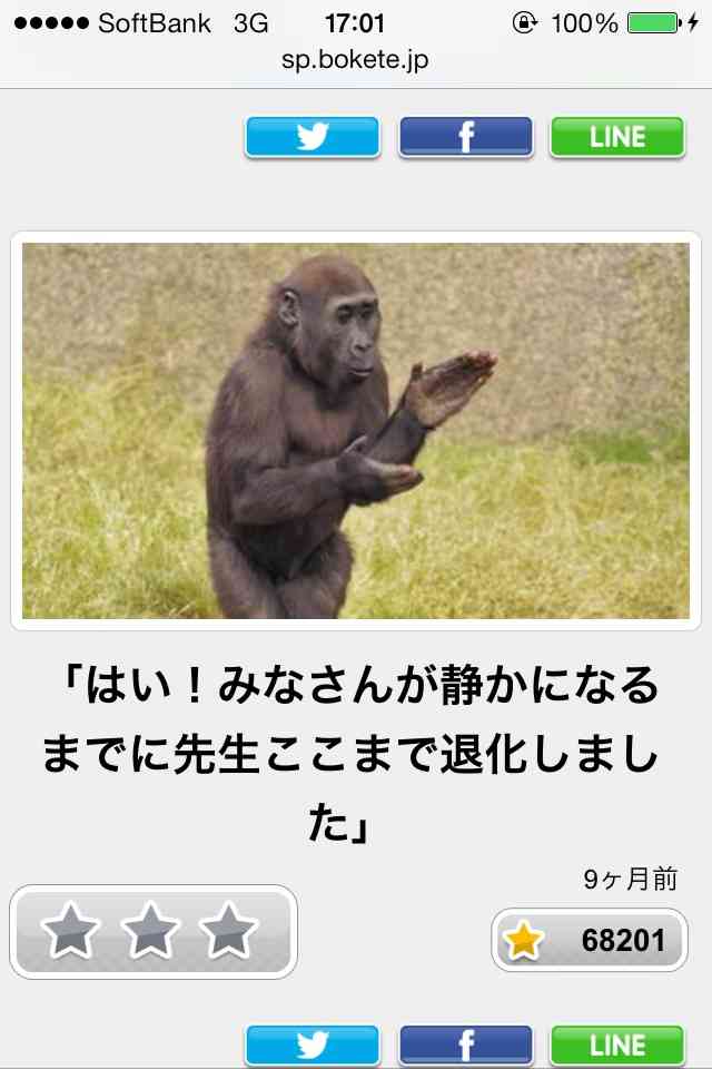 今年初!?の「ボケて」貼っていこう!!!