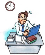 残業代稼ぎする同僚