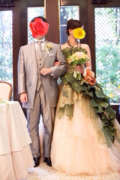 結婚式で何を着ましたか？