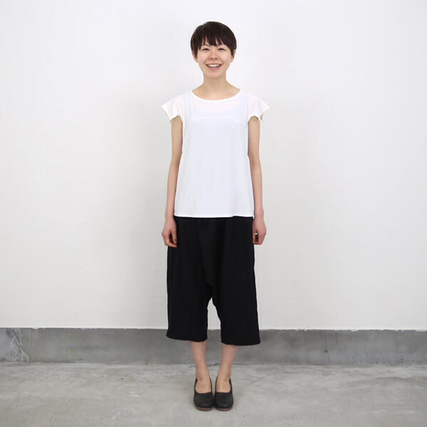 無地の白Tシャツを使ったコーデ！