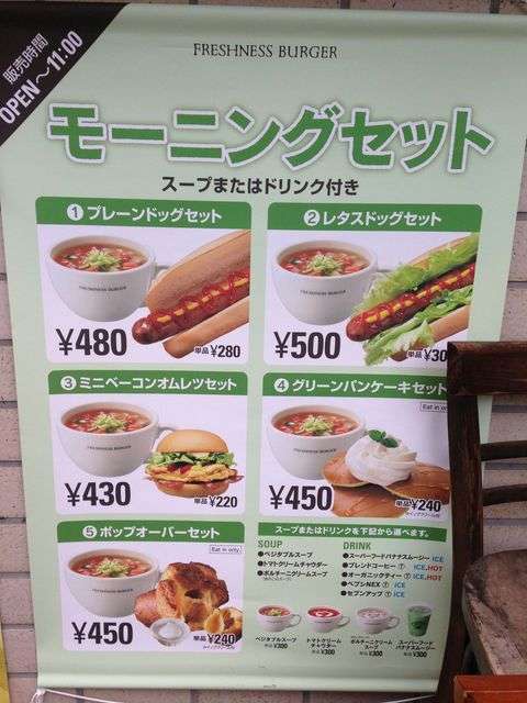 好きなモーニングのお店（チェーン店）
