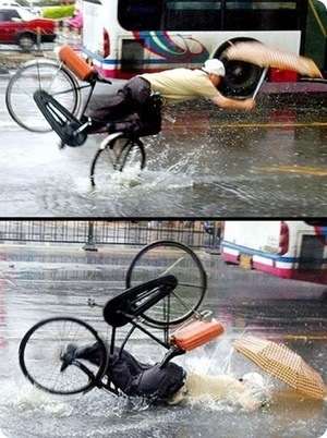 自転車通勤、通学の方、雨の日はどうしてますか？