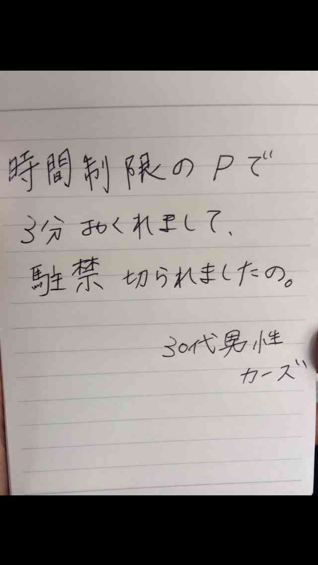 字はキレイですか？