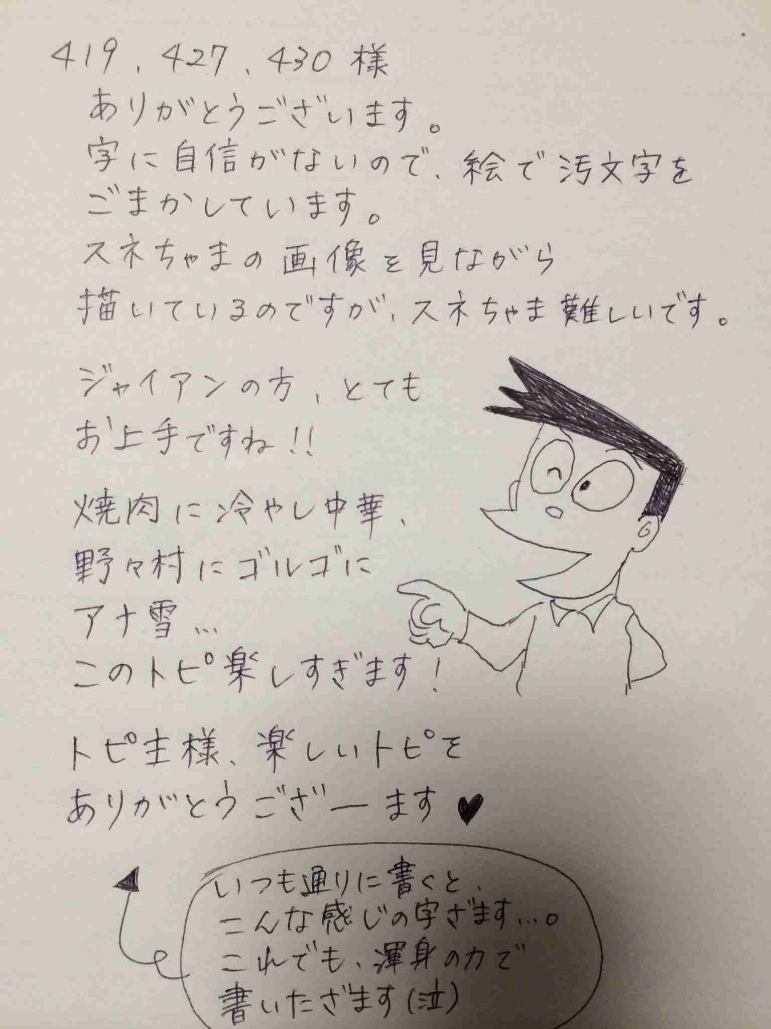 字はキレイですか？