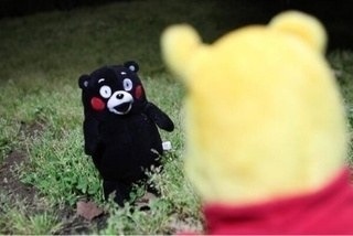 マジか!? くまのプーさんだらけの広場が激写される