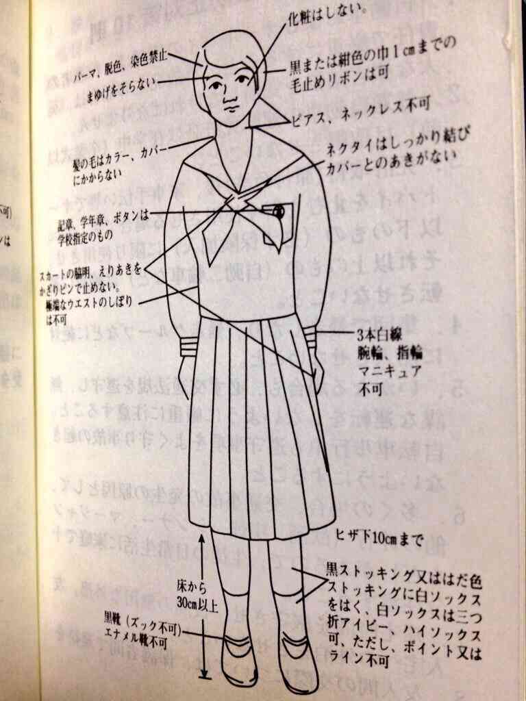 学校にあった良くわからない規則