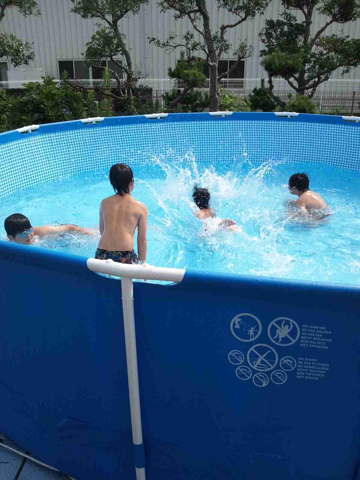 お家プール、どうしてますか？