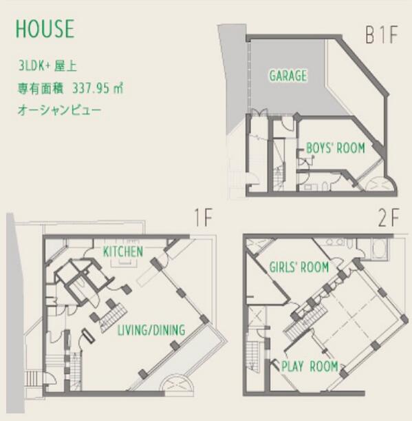 間取り図が好きな人⌒☆