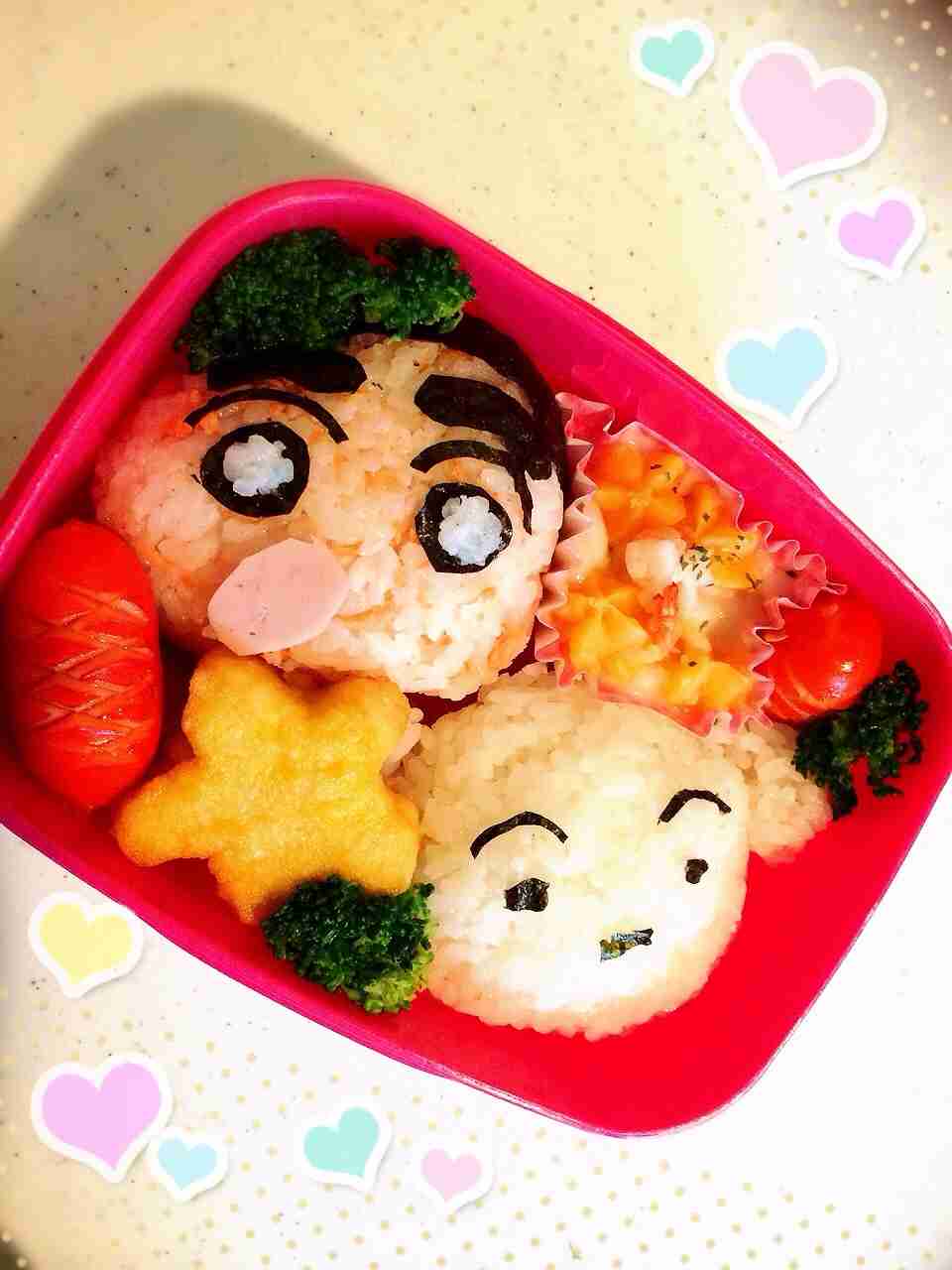 かわいいキャラ弁を貼るトピ
