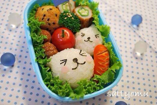 かわいいキャラ弁を貼るトピ