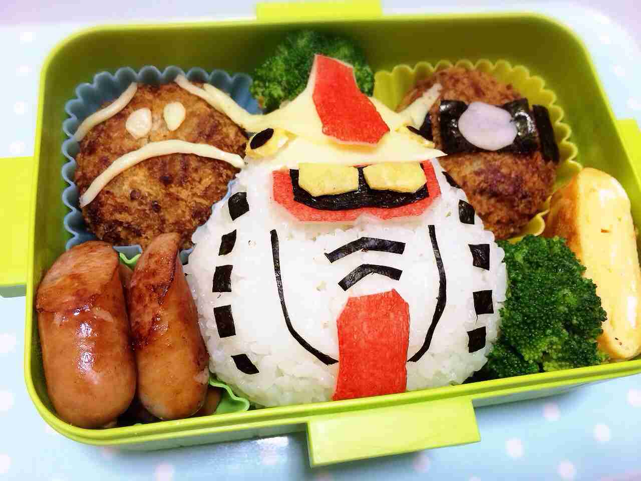 かわいいキャラ弁を貼るトピ