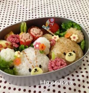 かわいいキャラ弁を貼るトピ
