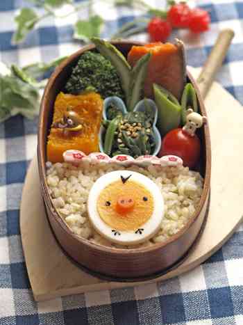 かわいいキャラ弁を貼るトピ