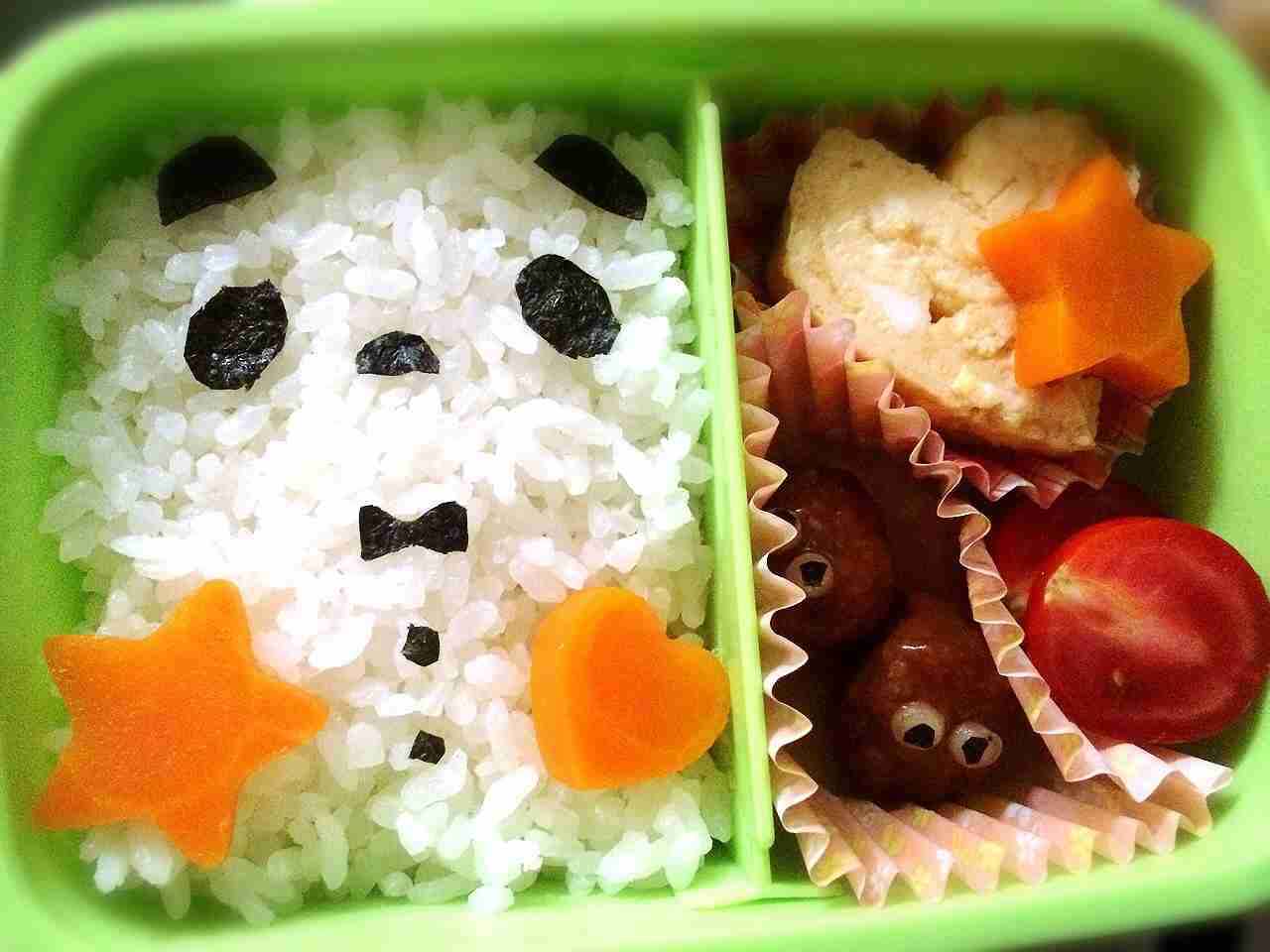 かわいいキャラ弁を貼るトピ