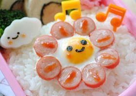 かわいいキャラ弁を貼るトピ