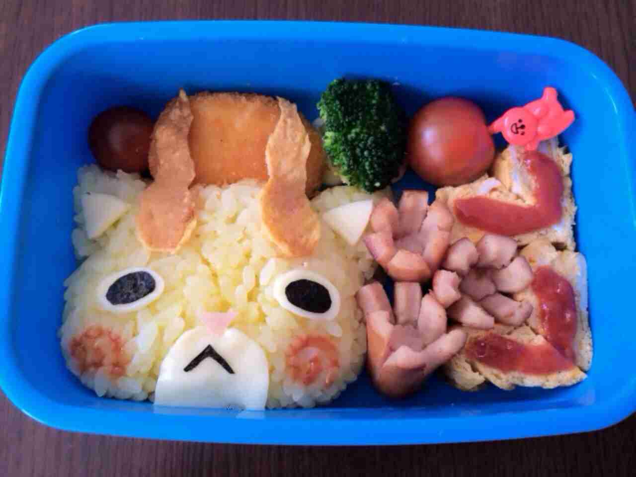 かわいいキャラ弁を貼るトピ