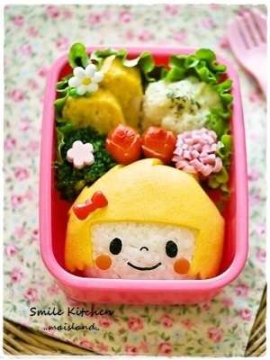 かわいいキャラ弁を貼るトピ