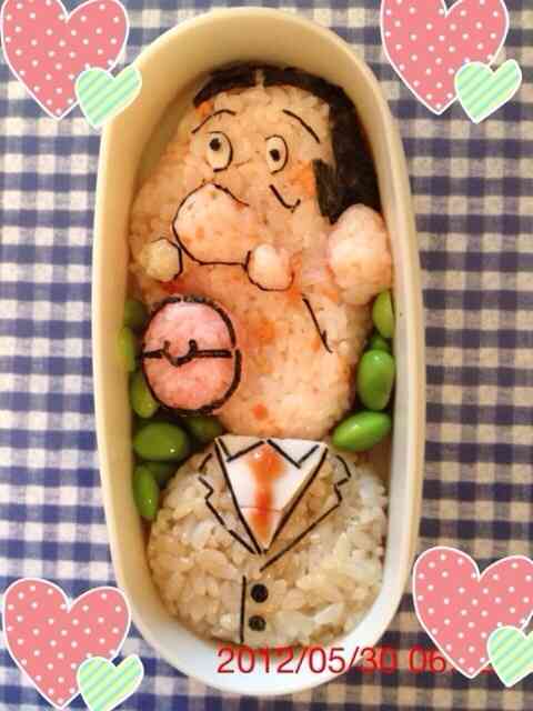 かわいいキャラ弁を貼るトピ