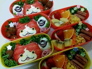かわいいキャラ弁を貼るトピ