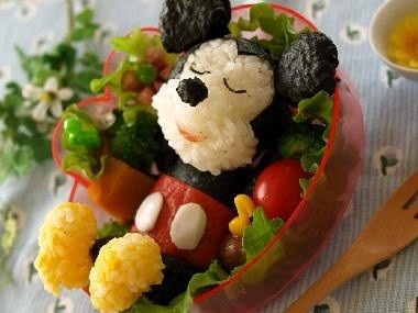 かわいいキャラ弁を貼るトピ