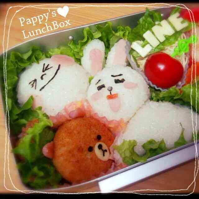 かわいいキャラ弁を貼るトピ