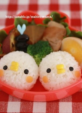 かわいいキャラ弁を貼るトピ