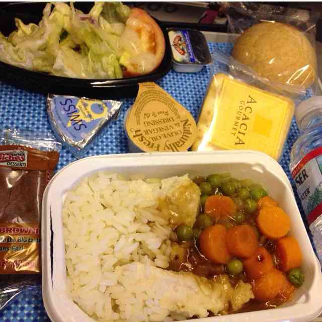 世界の機内食:D