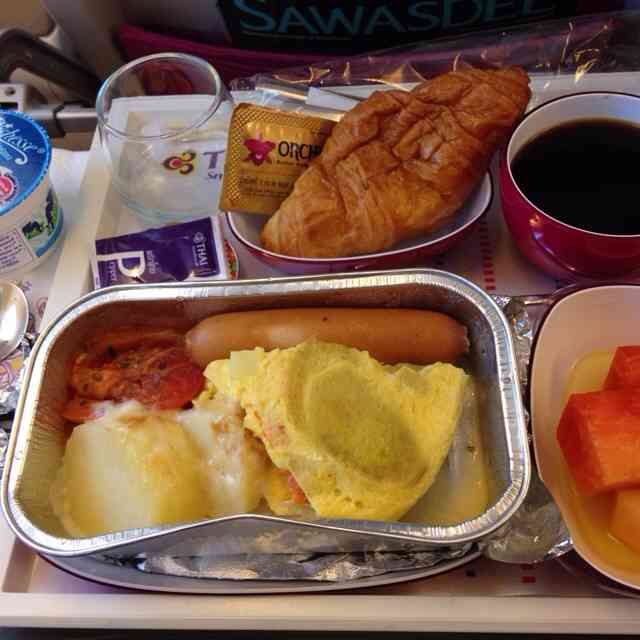 世界の機内食:D