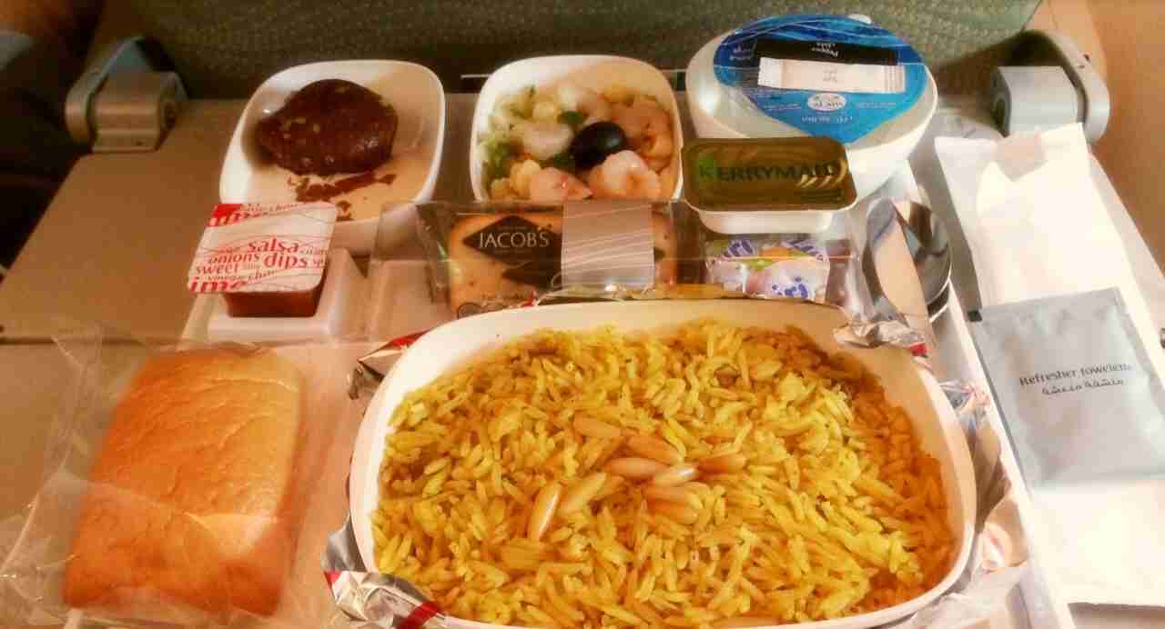 世界の機内食:D