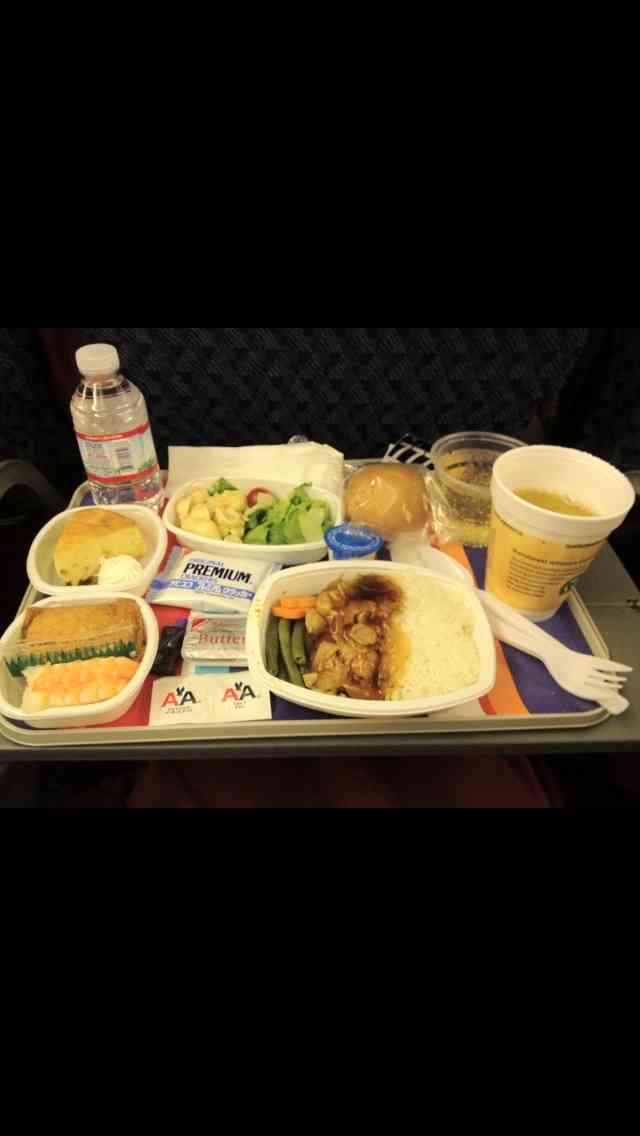 世界の機内食:D
