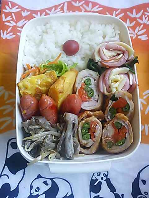 手作りのお弁当のおかず