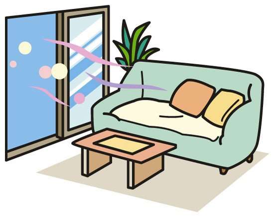 1日にどのくらい部屋の換気しますか？