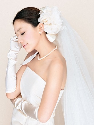 素敵な花嫁ヘアスタイルを貼っていきましょう