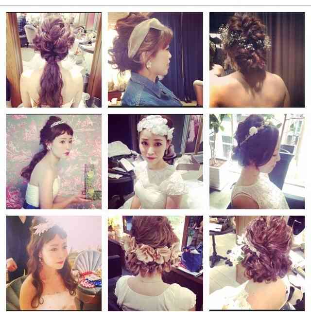 素敵な花嫁ヘアスタイルを貼っていきましょう