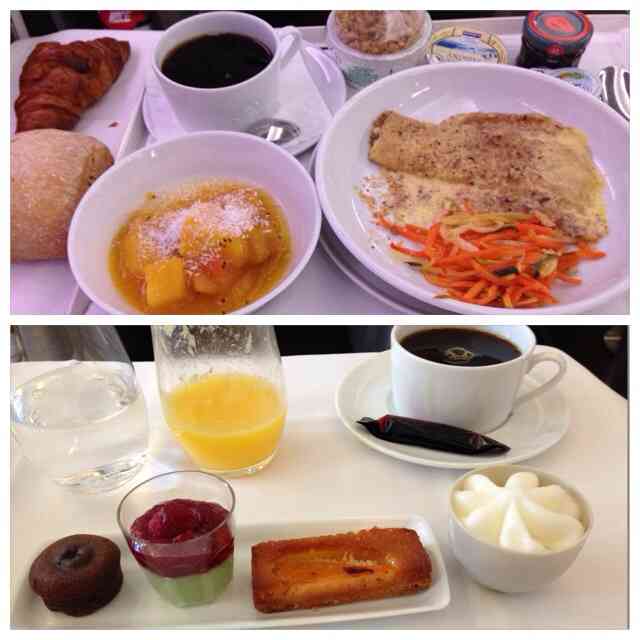 世界の機内食:D
