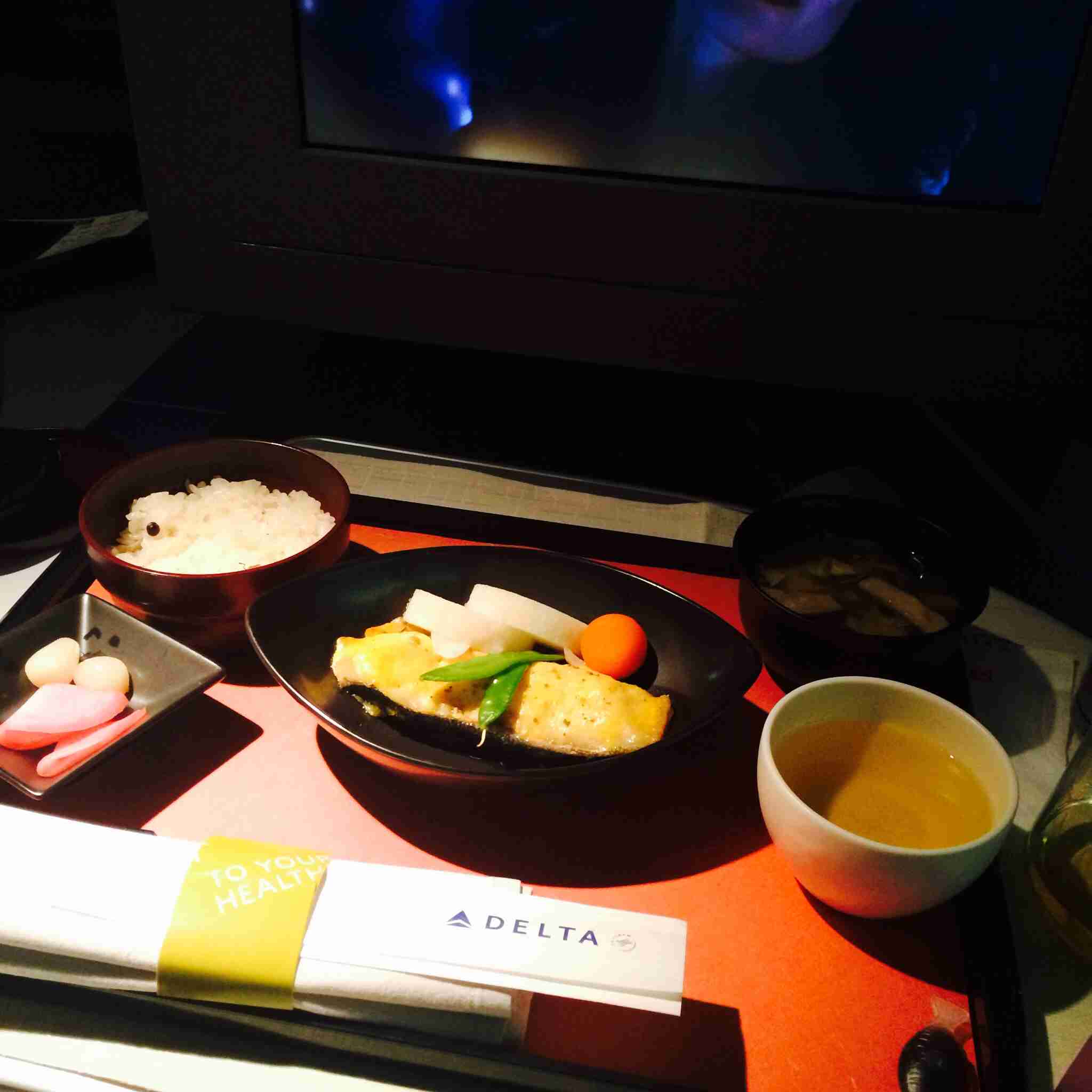 世界の機内食:D