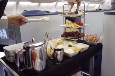 世界の機内食:D