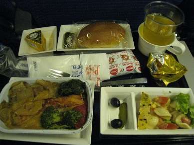 世界の機内食:D